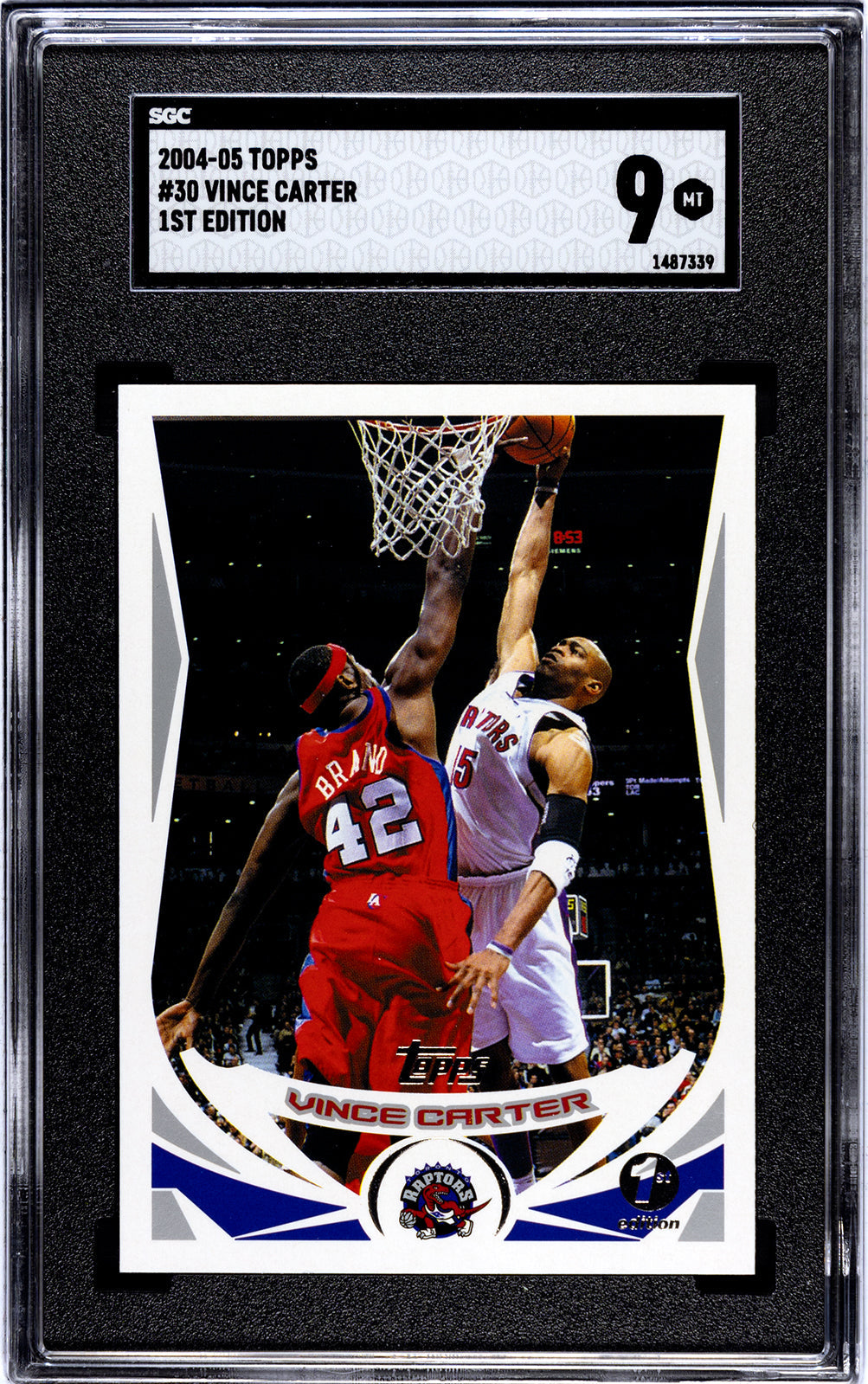 2004-05 Vince Carter Topps SGC 9