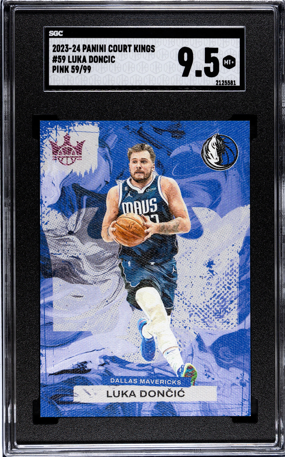 doncic_luka_2023-24_panini_court_kings_59_luka_doncic_pink_59-99_sgc-grade-9pt5_auth-2125581
