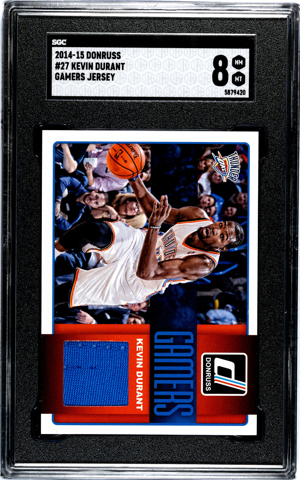 2014-15  Kevin Durant Donruss 27 - SGC 8