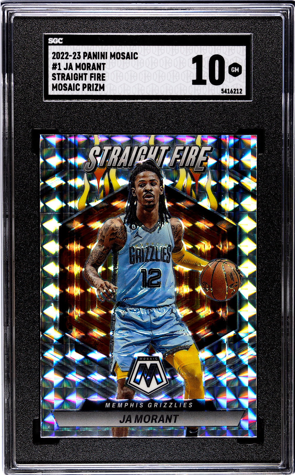 morant_ja_2022-23_panini_mosaic_1_ja_morant_straight_fire_mosaic_prizm_sgc-grade-10_auth-5416212