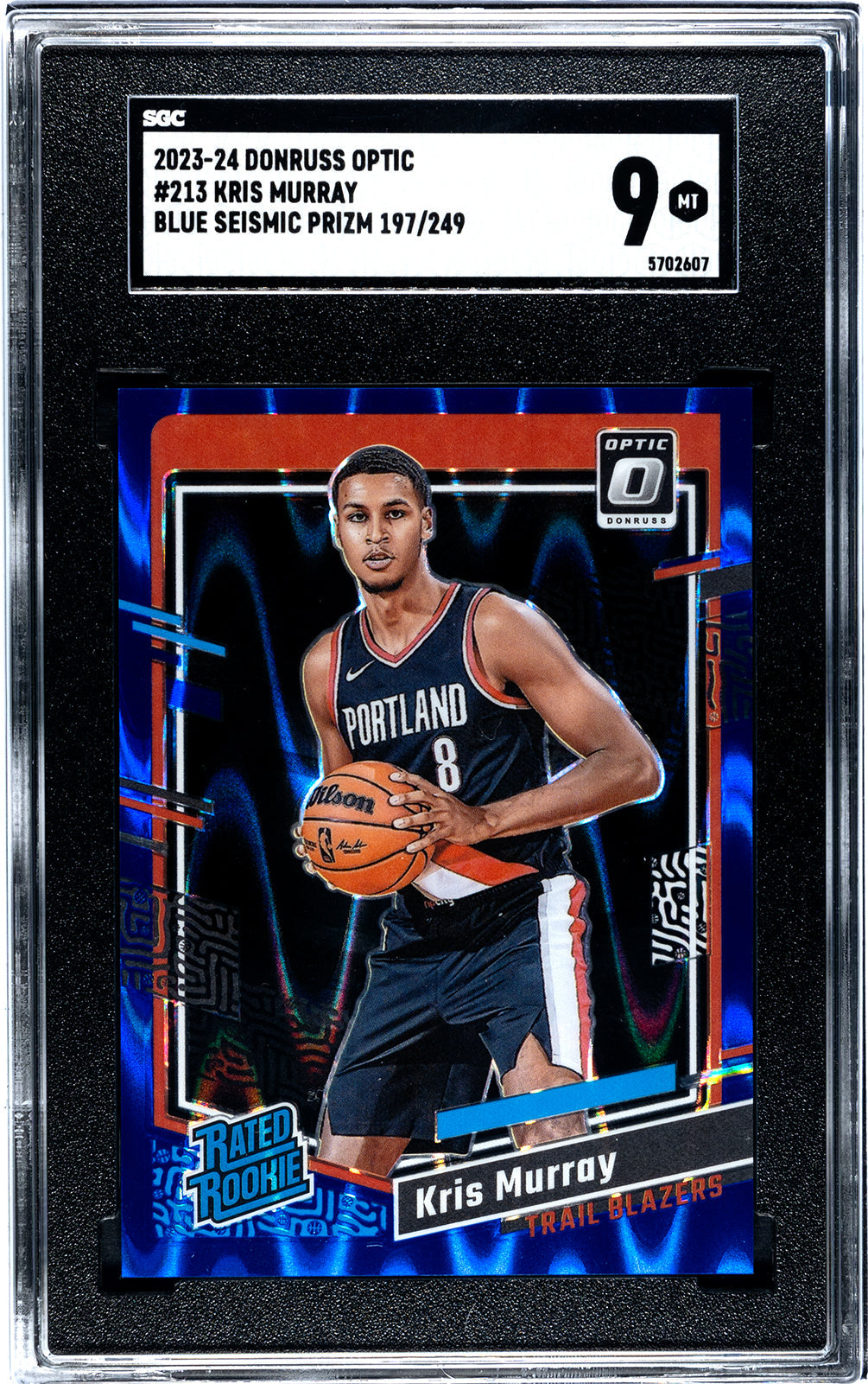 murray_kris_2023-24_donruss_optic_213_kris_murray_blue_seismic_prizm_197-249_sgc-grade-9_auth-5702607