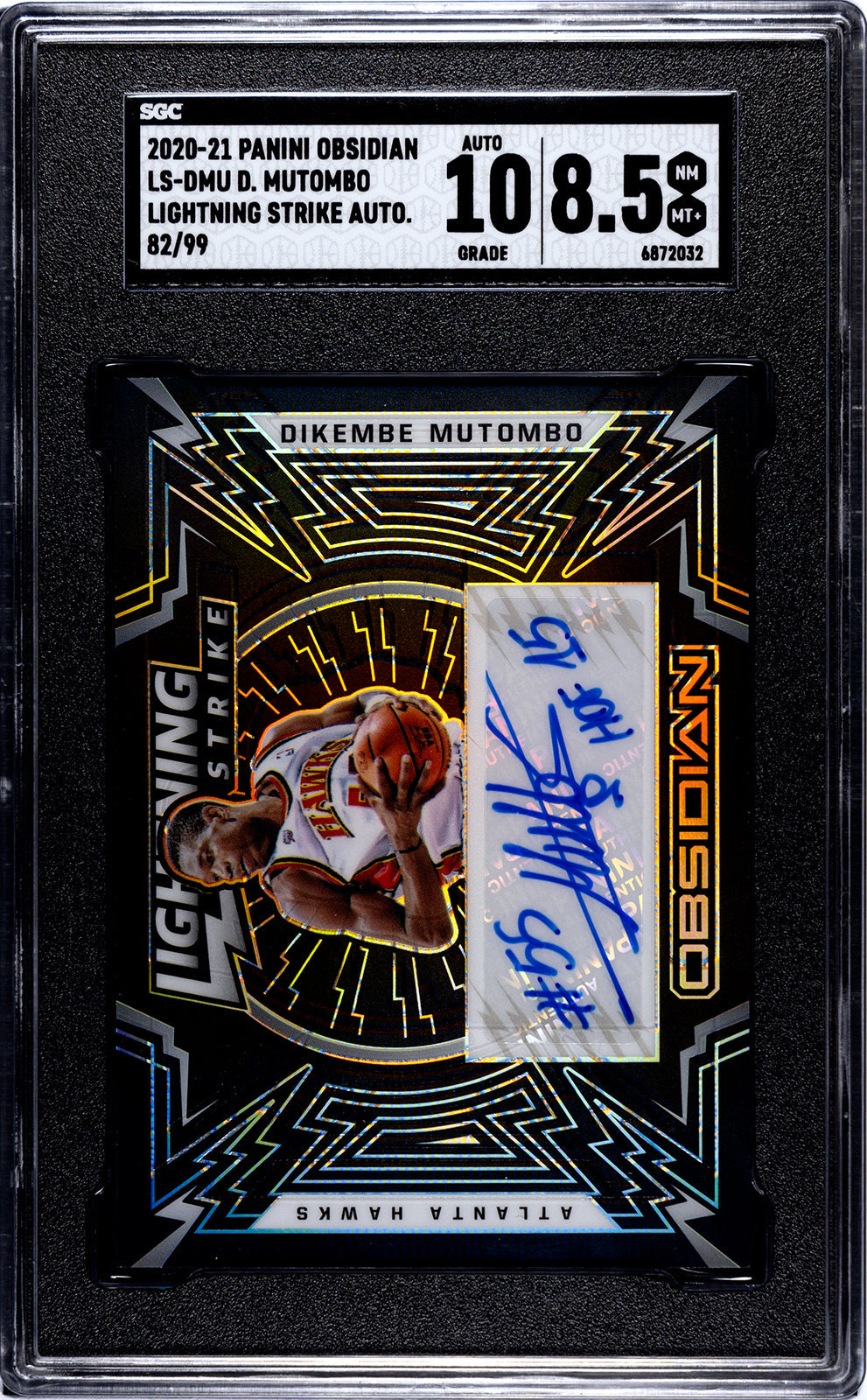 mutombo_d_2020-21_panini_obsidian_ls-dmu_d_mutombo_lightning_strike_auto_82-99_sgc-grade-8pt5-auto-10_auth-6872032