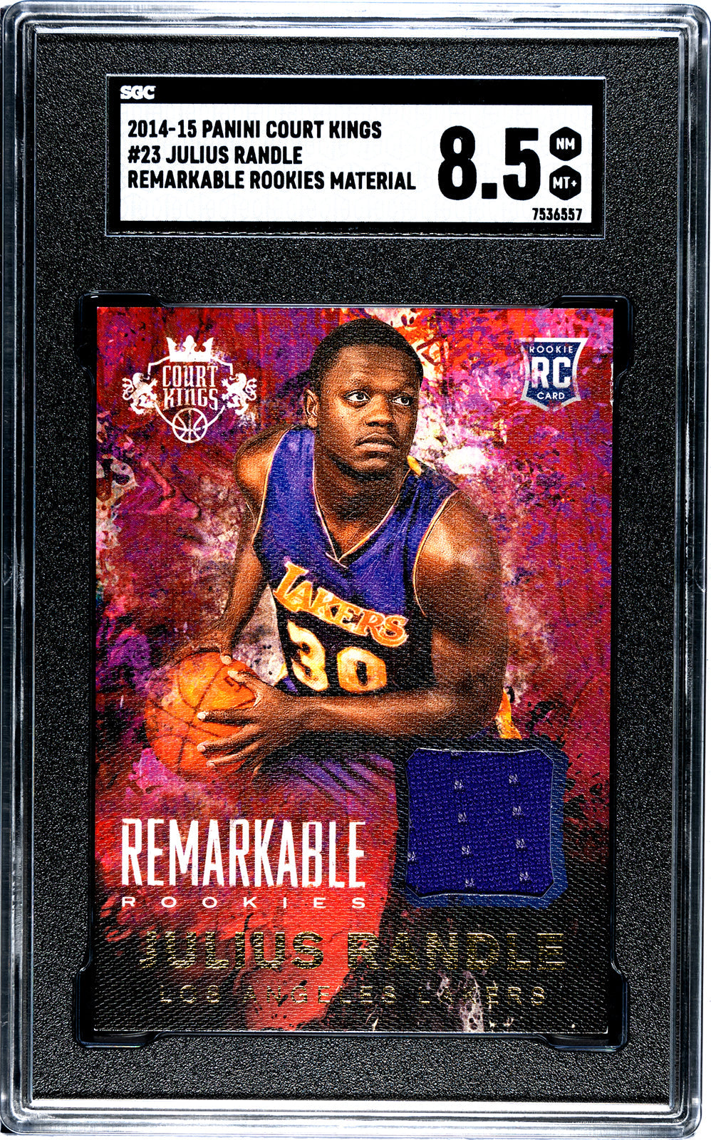 randle_julius_2014-15_panini_court_kings_23_julius_randle_remarkable_rookies_material_sgc-grade-8pt5_auth-7536557